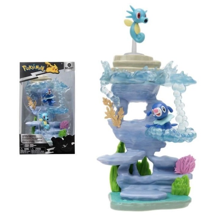 Pack environnement sous-marin Pokémon - Otaquin et Hypotrempe 5cm - B