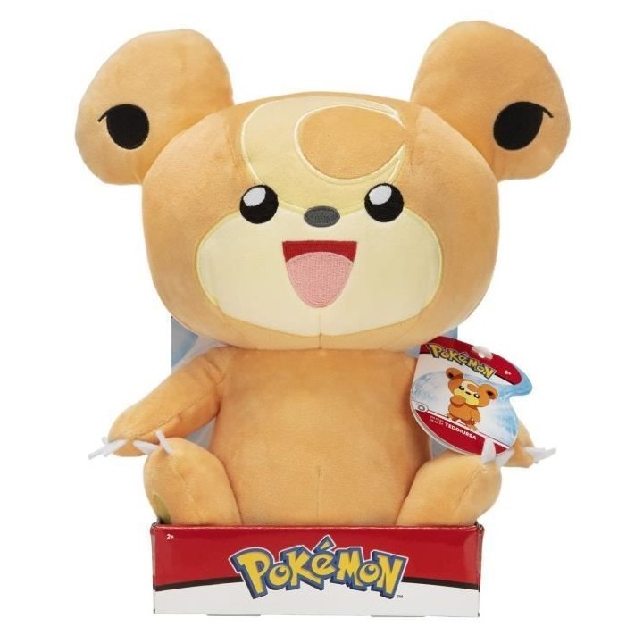 Pokémon - Peluche Teddiursa - 30 cm - BANDAI