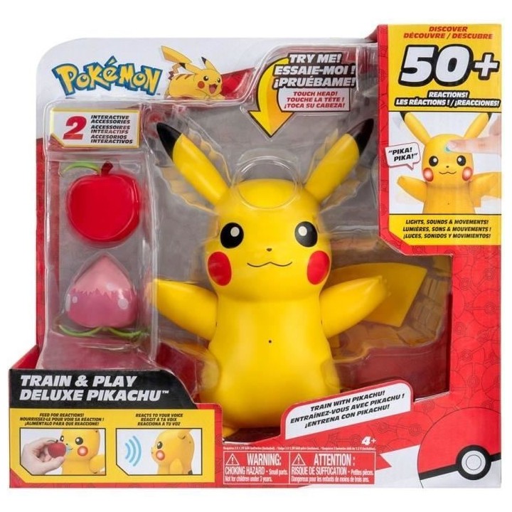 Figurine miniature - BANDAI - Pokémon Pikachu interactif et ses acces