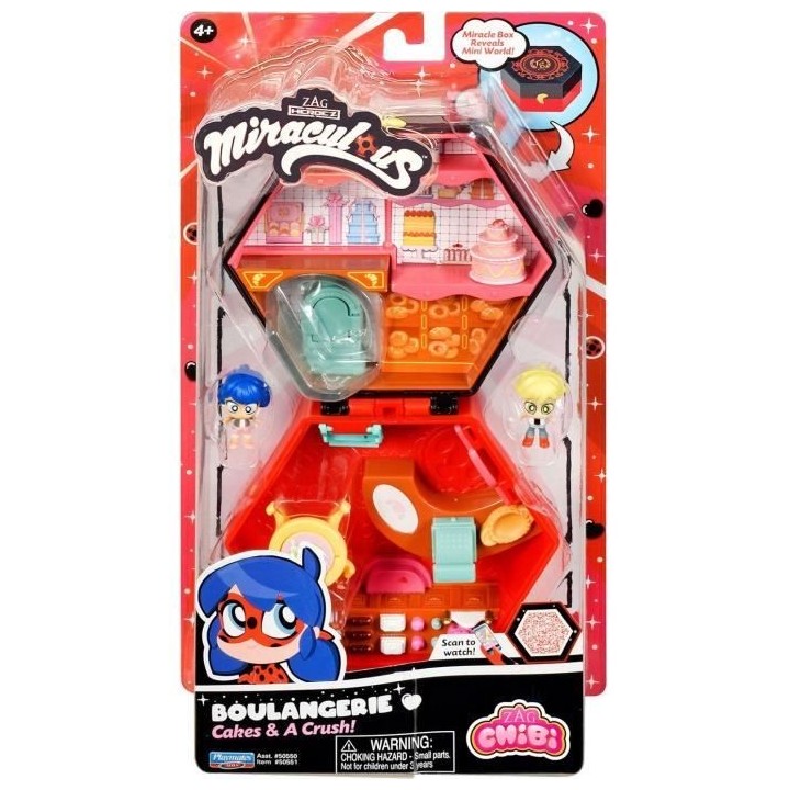 BANDAI - Miraculous Ladybug - Mini univers Chibi Boulangerie - Mini fi