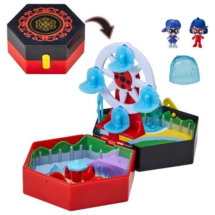 BANDAI - Miraculous Ladybug - Mini univers Chibi Parc d'attractions -