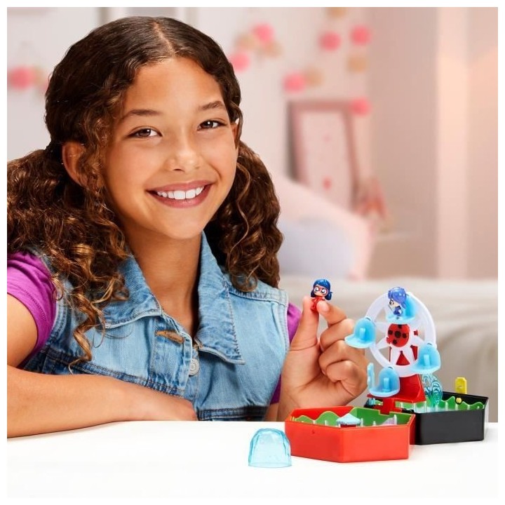 BANDAI - Miraculous Ladybug - Mini univers Chibi Parc d'attractions -