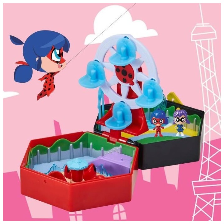 BANDAI - Miraculous Ladybug - Mini univers Chibi Parc d'attractions -