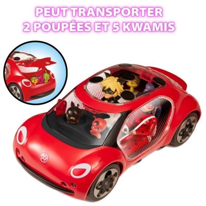Voiture Miraculous Ladybug - Volkswagen e-Beetle de Ladybug - Bandai