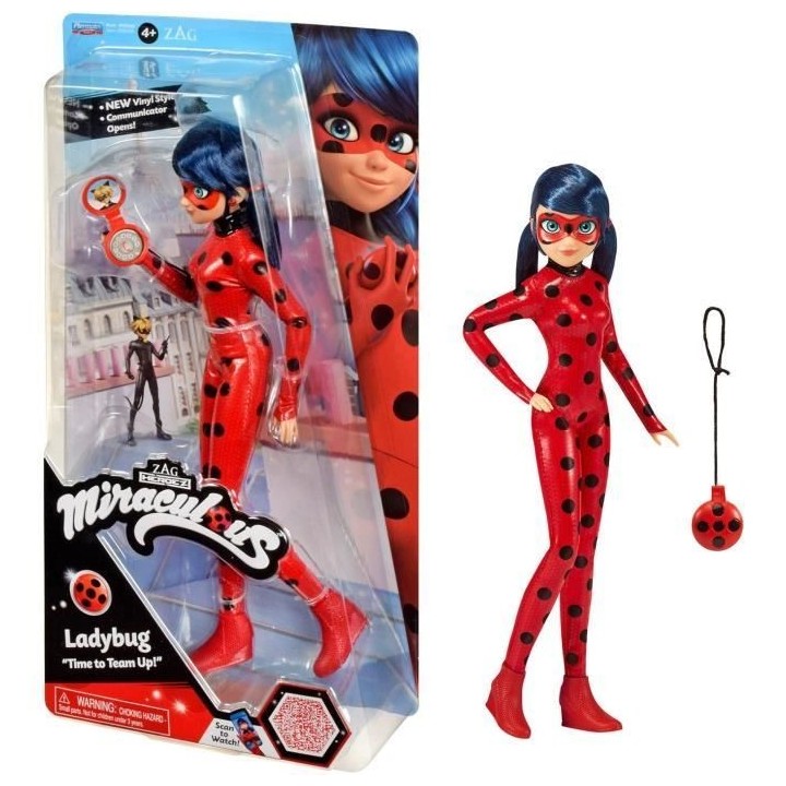 BANDAI - Miraculous Ladybug - Poupée mannequin 26 cm - Ladybug avec s