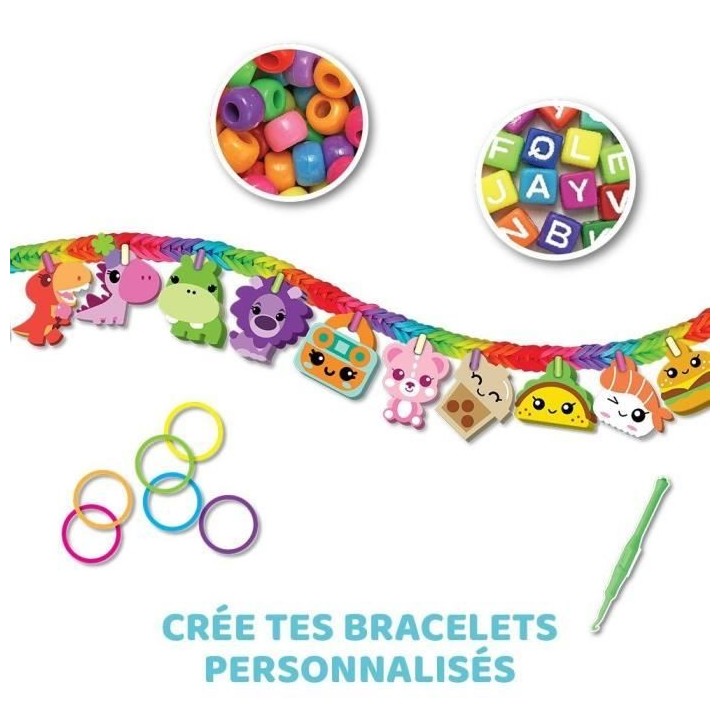 Bandai - Rainbow Loom Combo Set – Fabrication de bracelets - Métier
