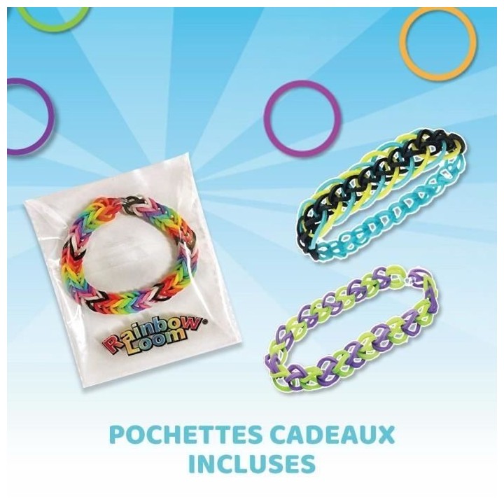 Bandai - Rainbow Loom Combo Set – Fabrication de bracelets - Métier