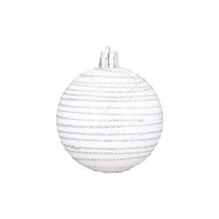 AUTOUR DE MINUIT Set de 6 boules décorées finition brillante - Ø6 c