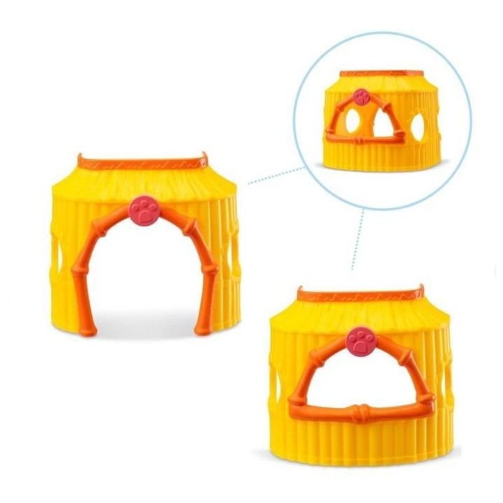 BANDAI - Littlest Pet Shop - Pack Tiki Jungle - 3 animaux et accessoir