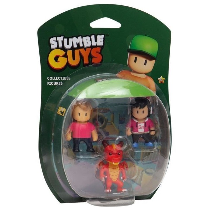 BANDAI - Stumble Guys - Collectible Figures 3 pack - Blister