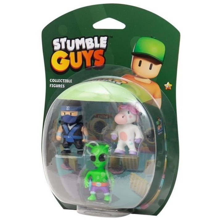 BANDAI - Stumble Guys - Collectible Figures 3 pack - Blister