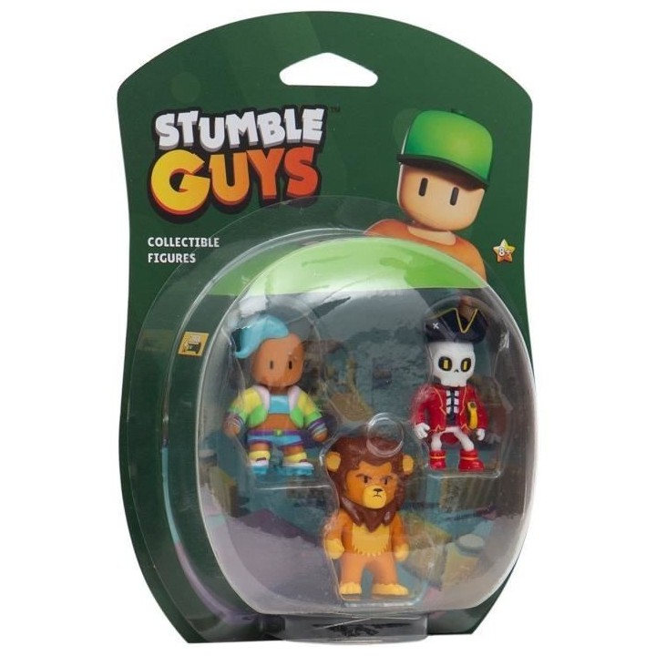 BANDAI - Stumble Guys - Collectible Figures 3 pack - Blister
