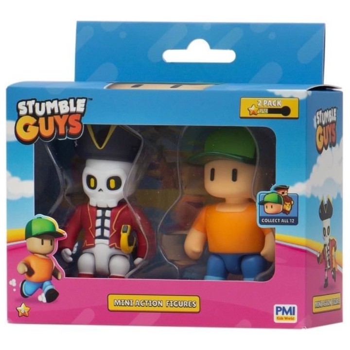 BANDAI - Stumble Guys - Mini Action figures 2 pack - Window box