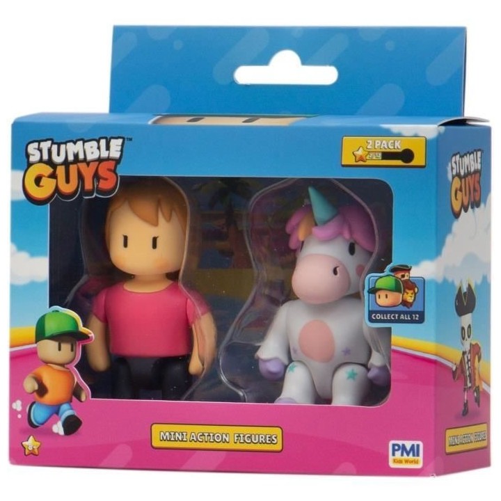 BANDAI - Stumble Guys - Mini Action figures 2 pack - Window box