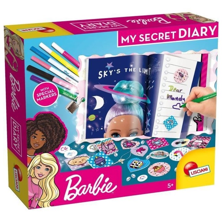 Journal a personnaliser - Barbie le journal secret - LISCIANI