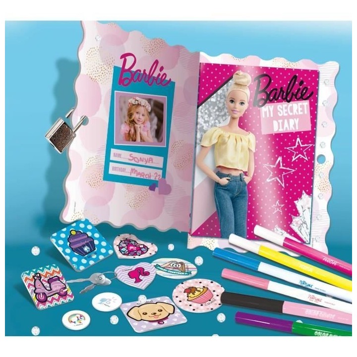Journal a personnaliser - Barbie le journal secret - LISCIANI