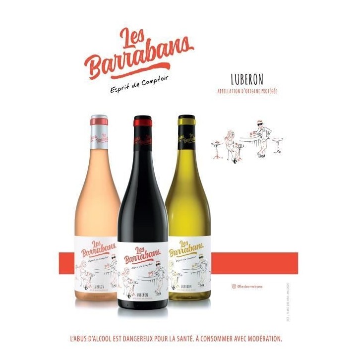 Les Barrabans 2021 Luberon - Vin blanc de la Vallée du Rhône