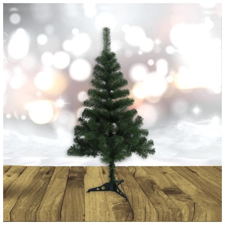AUTOUR DE MINUIT Sapin Montana - 520 branches - H 180cm - Vert