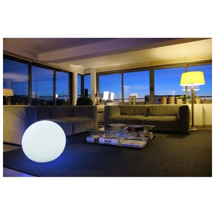 LUMISKY - Boule lumineuse filaire pour extérieur LED - blanc BOBBY -