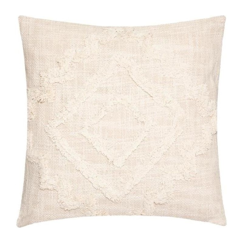 Coussin Tuft Inca - 40 x 40 cm - Ivoire