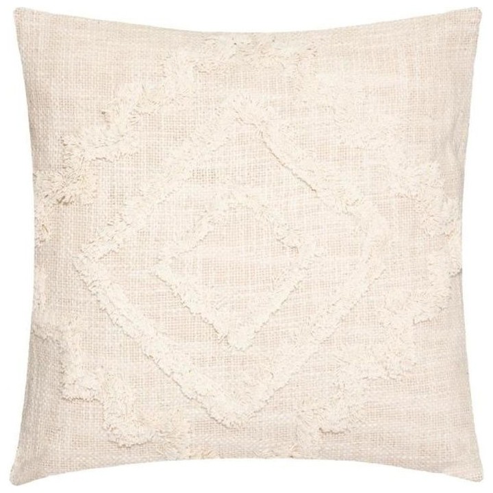 Coussin Tuft Inca - 40 x 40 cm - Ivoire