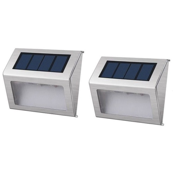 Spot solaire mural extérieur étanche - LUMISKY - 3 LEDs blanches - 2