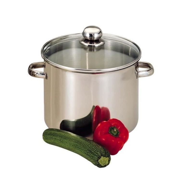 BAUMALU Traiteur inox + couvercle verre - 26 cm