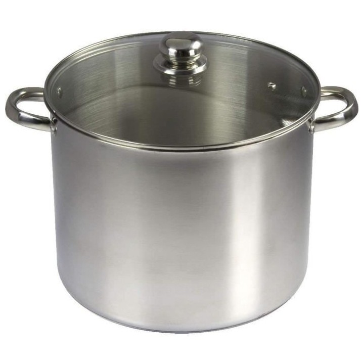 BAUMALU Traiteur inox + couvercle verre - 30 cm