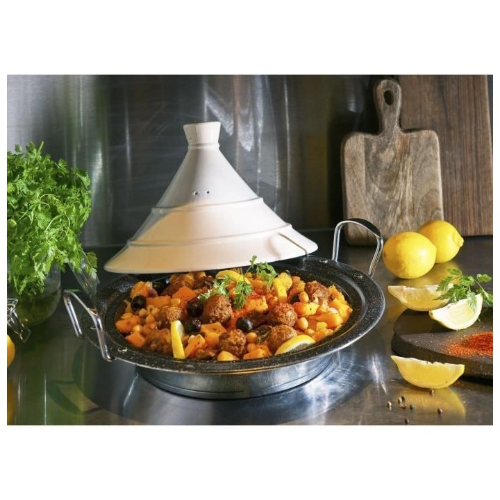 Tajine 30 cm avec couvercle
