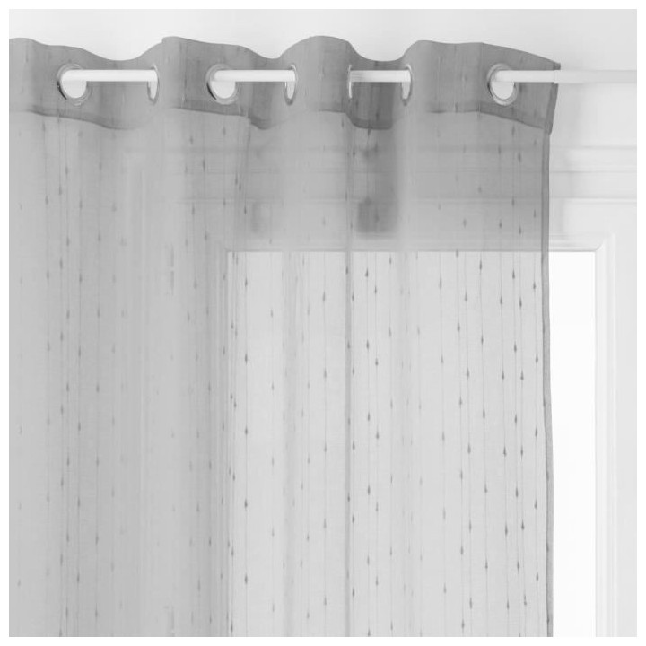 Anissa Voilage - 140 x 240 cm - Gris