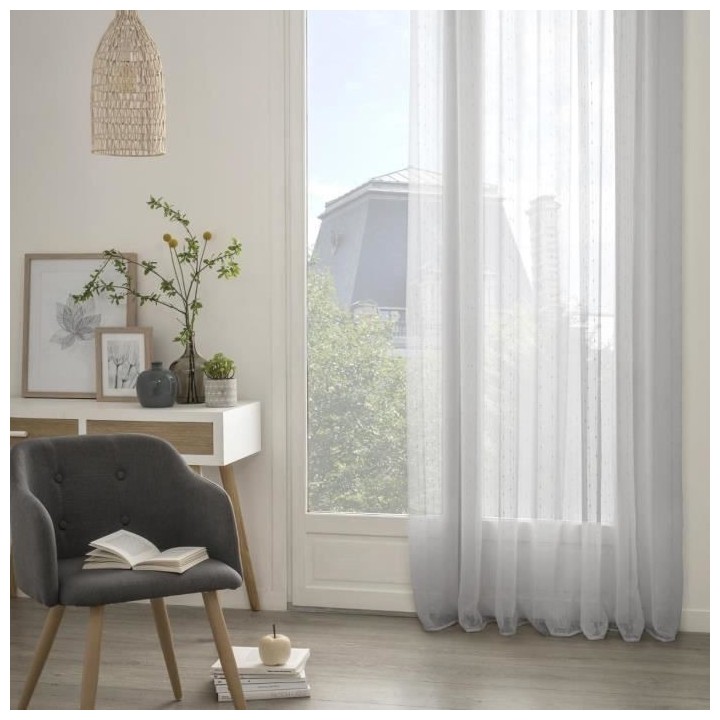 Anissa Voilage - 140 x 240 cm - Gris