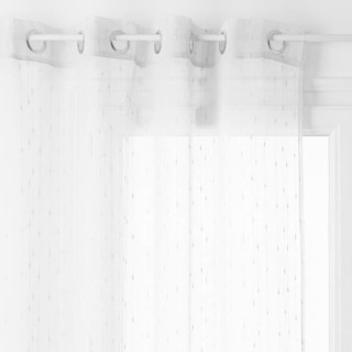 Voilage Anissa - 140 x 240 cm - Blanc