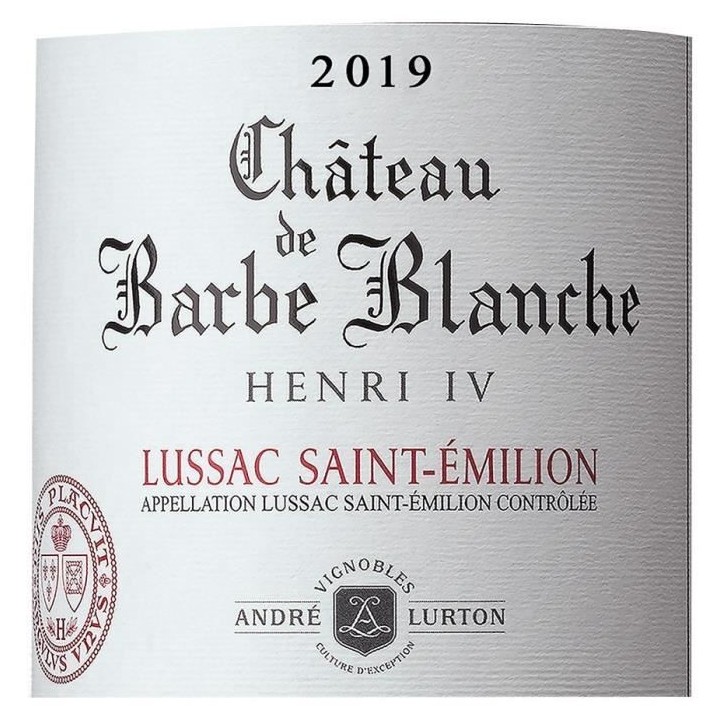 Château de Barbe Blanche Cuvée Henri IV 2021 Lussac Saint-Emilion -