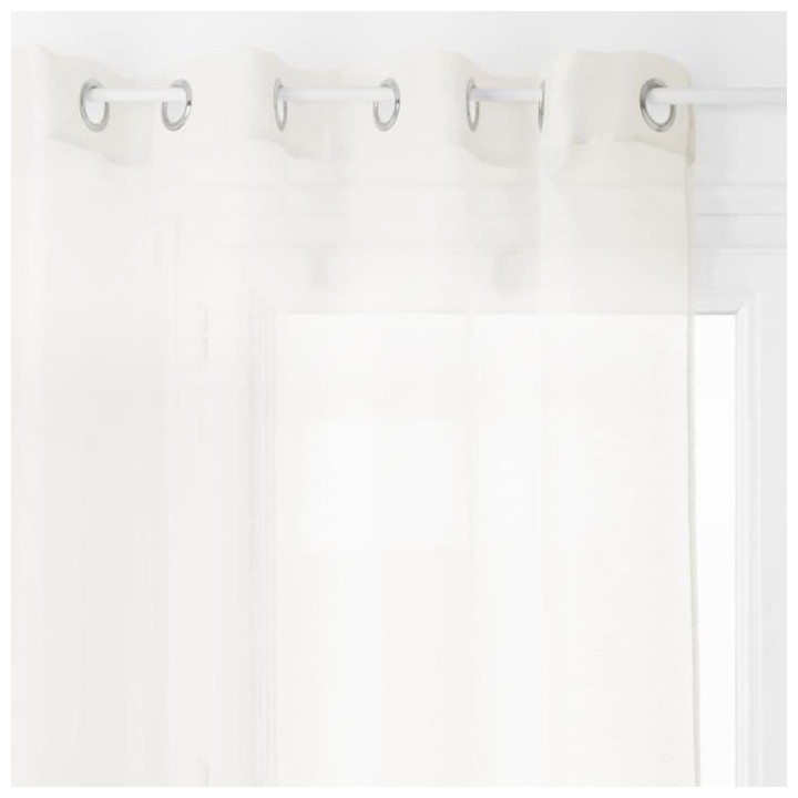 Voilage Moly - 135x240 - Ivoire