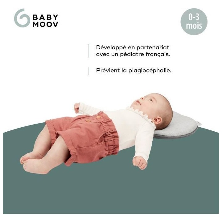 BABYMOOV Support de tete morphologique pour bébé Lovenest Original,