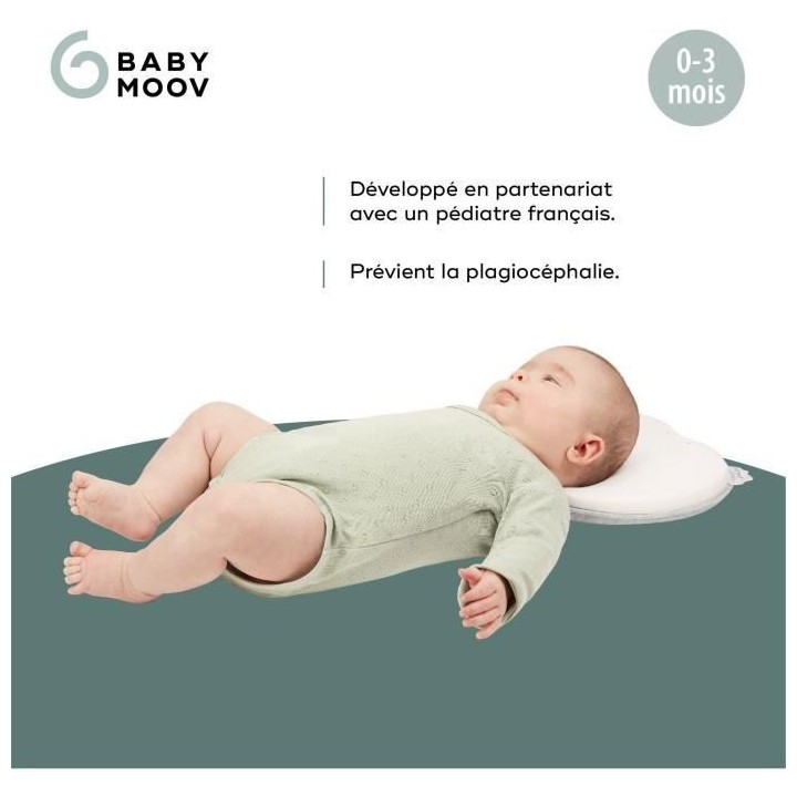 Babymoov Support de tete ergonomique Lovenest Original, White