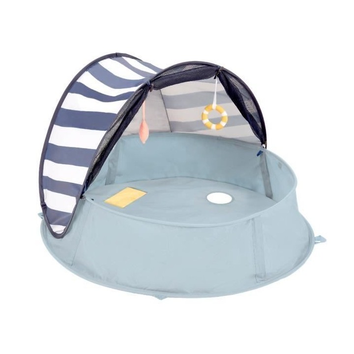 BABYMOOV Aquani mariniere 3 en 1, aire de jeux, piscine & lit d'appoin