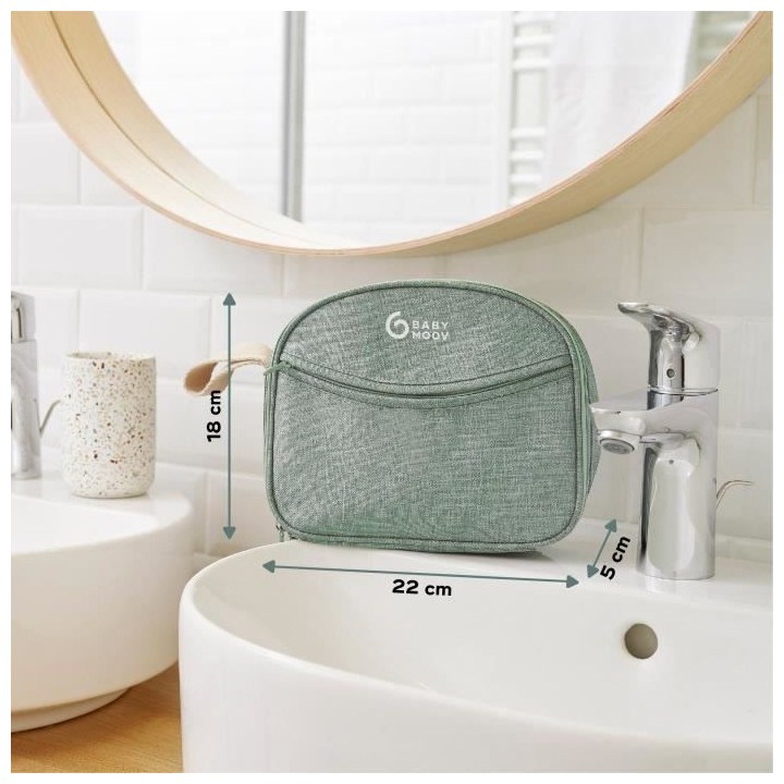 Babymoov Trousse de Soin Bébé - Des la naissance - En Tissu Recyclé