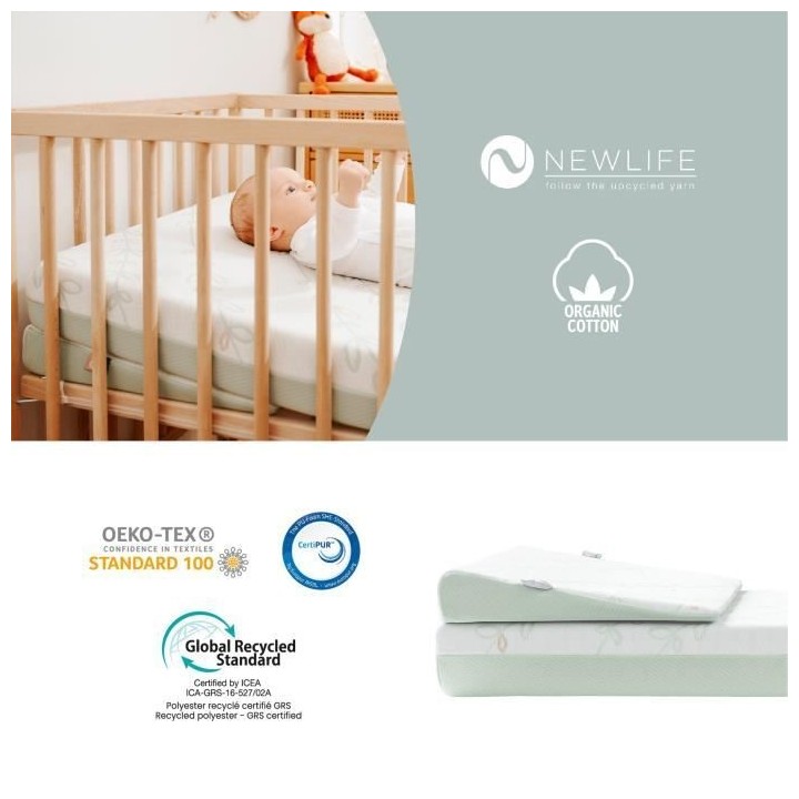 BABYMOOV Plan incliné Cosymat Antibactérien, élimine naturellement