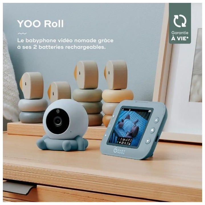 Babyphones vidéos BABYMOOV - YOO ROLL