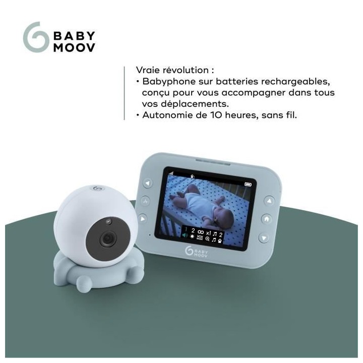 Babyphones vidéos BABYMOOV - YOO ROLL