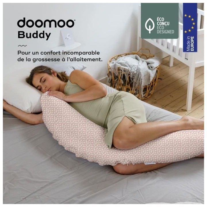 BABYMOOV Coussin de maternité Doomoo Buddy, un confort unique de la g