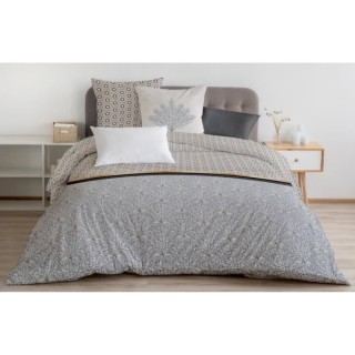 LE LOUXOR Parure de couette 100% coton - Jaune - 220x240 cm