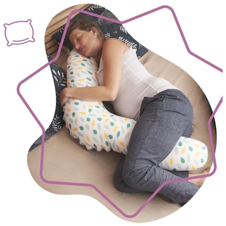 Badabulle Coussin de maternité Évolutif - 2 en 1 - Coussin d'Allaite