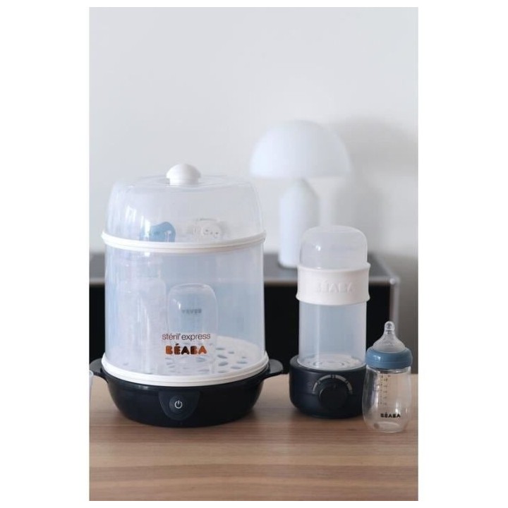 BEABA Baby milk second, chauffe biberon vapeur, night blue