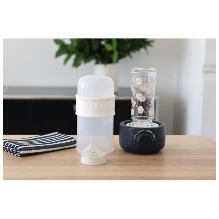 BEABA Baby milk second, chauffe biberon vapeur, night blue