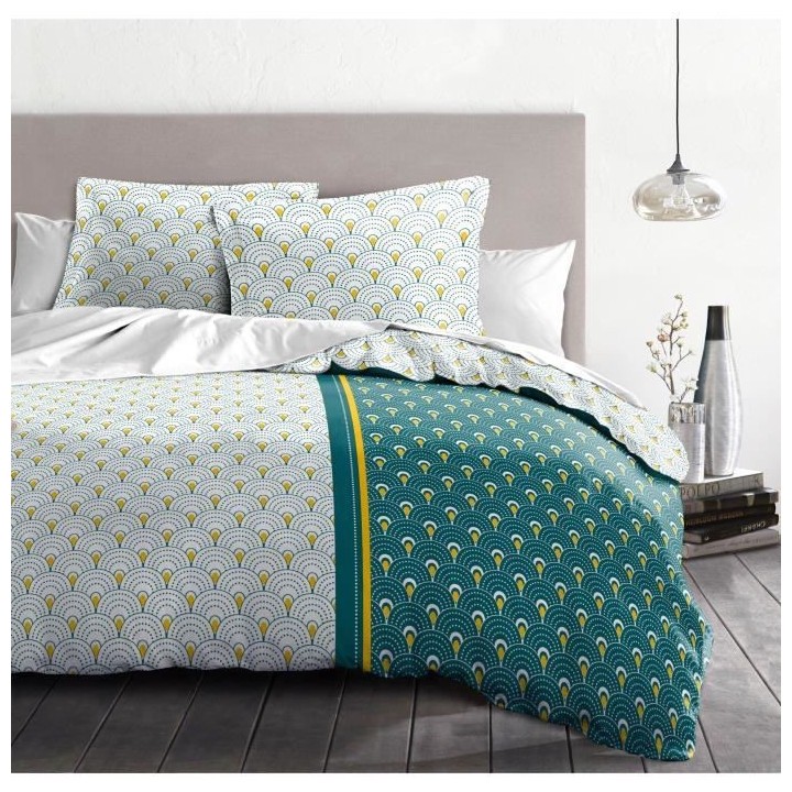 HOME LINGE PASSION Parure de couette Rainbow - 1 housse de couette 220