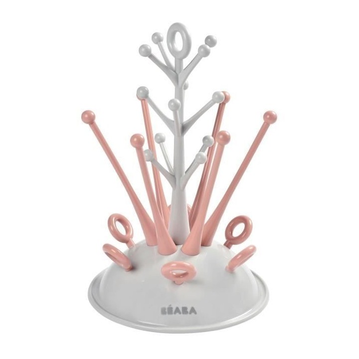 BEABA, Egoutte Biberons arbre, vieux rose