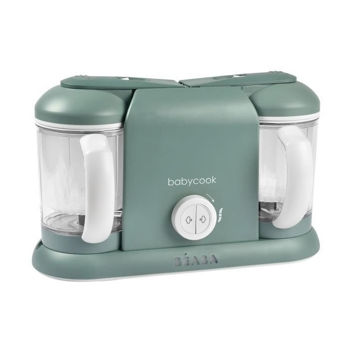 BEABA, Babycook Duo, Robot bébé 4 en 1, Cuiseur, Mixeur, Contenance