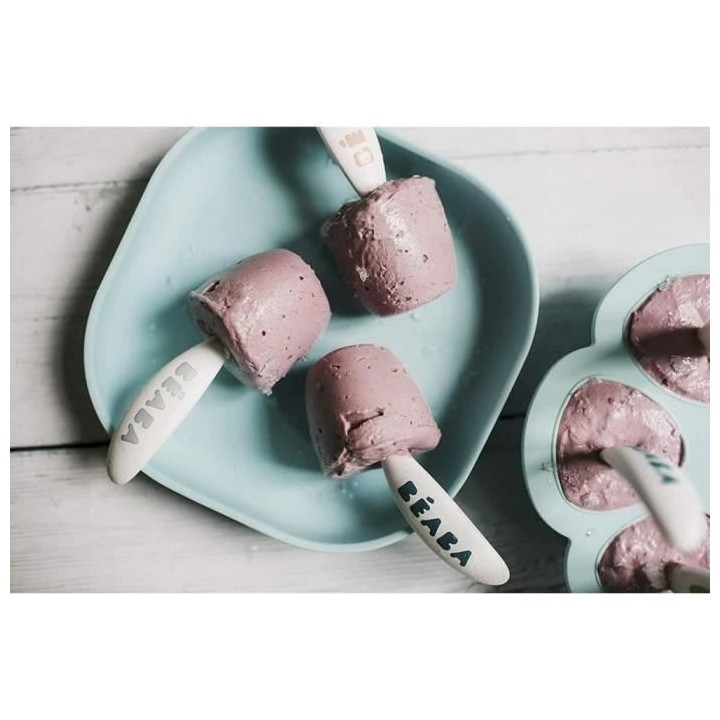 BEABA Set premiers couverts, ergonomiques, 6 cuilleres et 4 fourchette